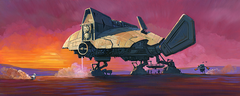 Illustration for article titled Fall in Love With BB-8 All Over Again With These Beautiful Paintings